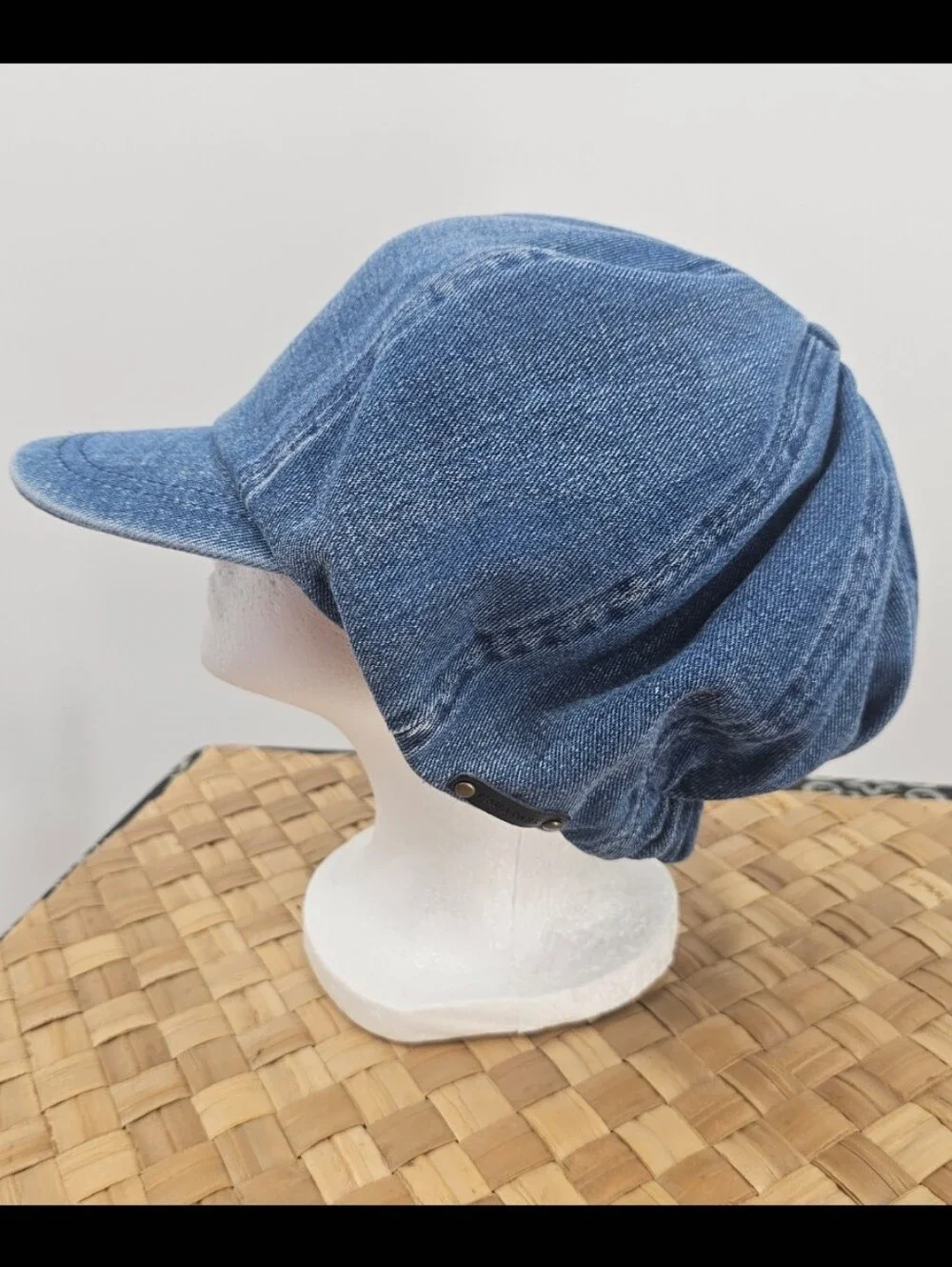 Newsboy Denim Hat Cara Park
